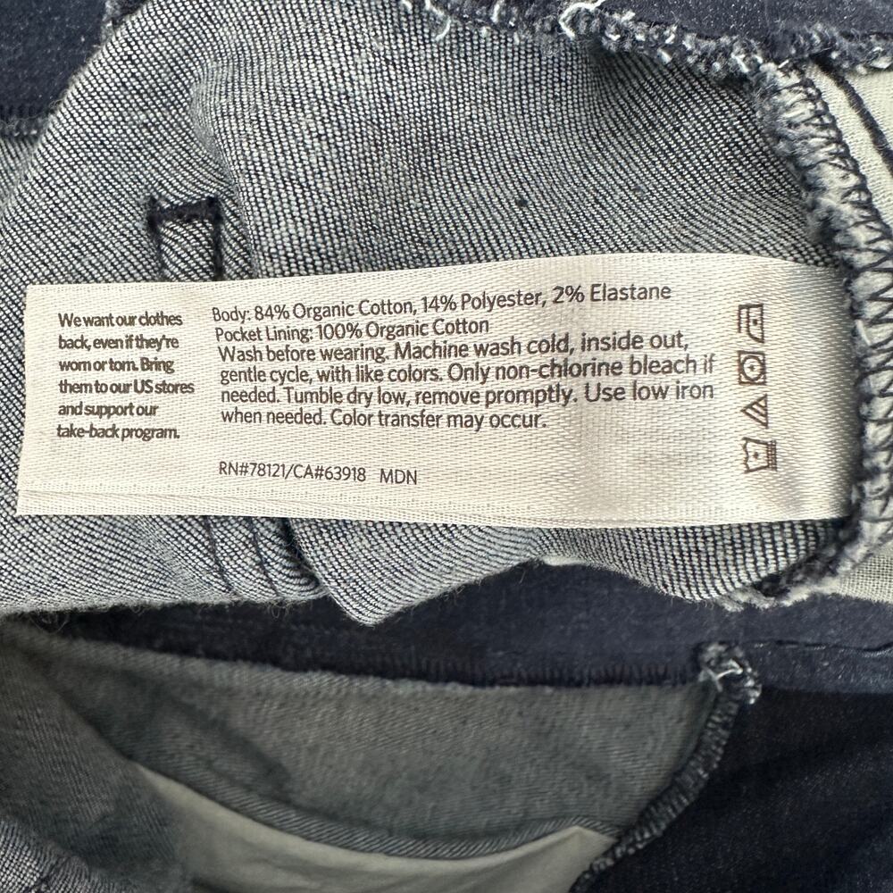 NEW Eileen Fisher Mineral Wash Organic Denim Pant Jeans Barrel Tapered US 6 - Picture 5 of 8